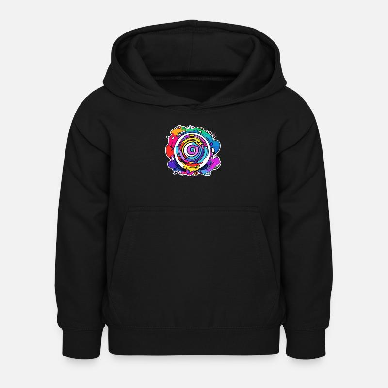 Couleurs ludiques - Sweat à capuche Enfant - noir