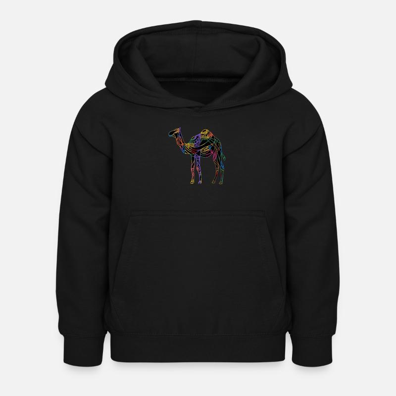 Chameau - Sweat à capuche Enfant - noir