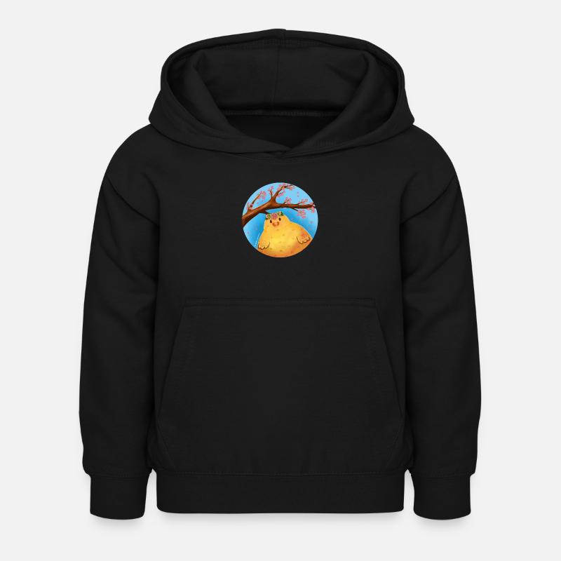 Poussins de printemps - Sweat à capuche Enfant - noir