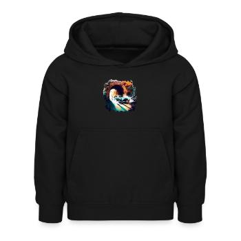 60er Classic Car Geschenk - Kinder Hoodie - Schwarz - Vorne - AI Model Kid Female (0cm)