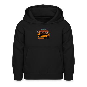 Jahrgang 1945 - Kinder Hoodie - Schwarz - Vorne - AI Model Kid Female (0cm)