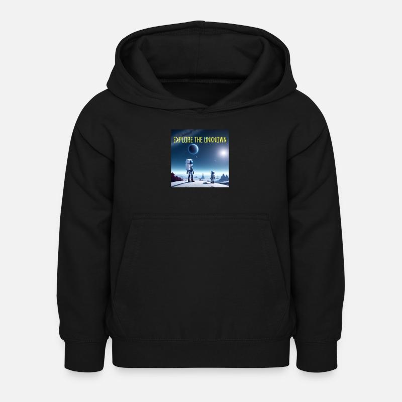 Explore the Unknown - Kids Hoodie - black