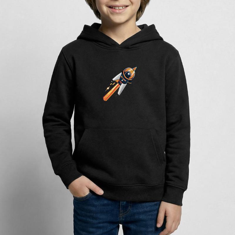 Fusée allant dans l'espace Sweat à capuche Enfant