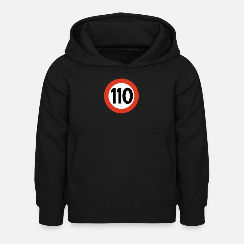 110 - Sweat à capuche Enfant - noir