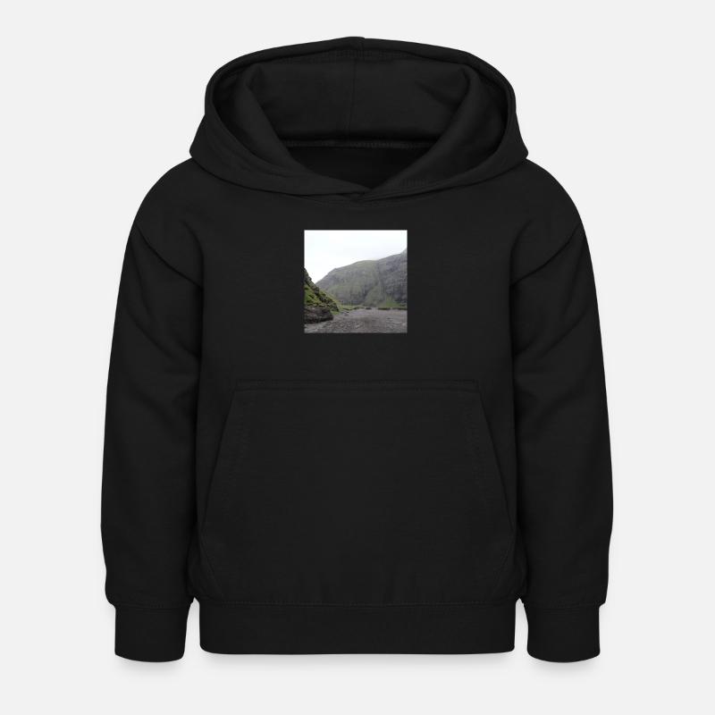 Islande - Sweat à capuche Enfant - noir