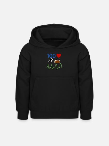Holzfäller-Ranger - Kinder Hoodie - Schwarz