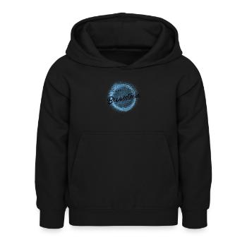 Team Bewusstsein - positives Denken - Affirmation - Kinder Hoodie - Schwarz - Vorne - AI Model Kid Female (0cm)