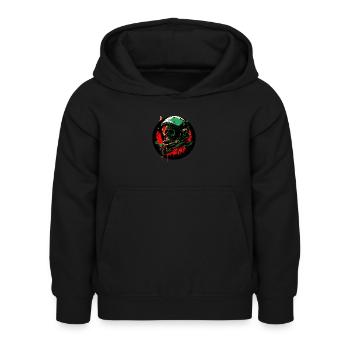 Toter Astronaut - Kinder Hoodie - Schwarz - Vorne - AI Model Kid Female (0cm)