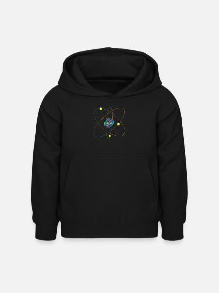 Atom - Kinder Hoodie - Schwarz