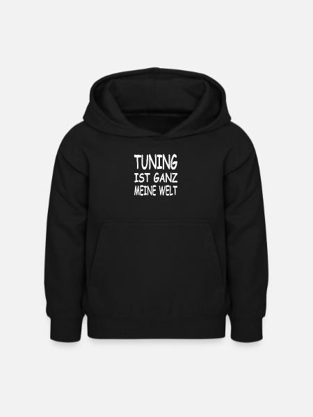 Tuning - Kinder Hoodie - Schwarz