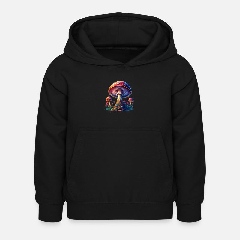 PILZ - Kinder Hoodie - Schwarz
