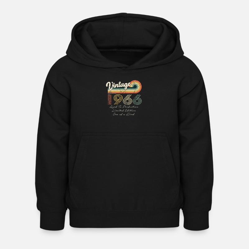 1966 Vintage Klassiker 1966 - Kinder Hoodie - Schwarz