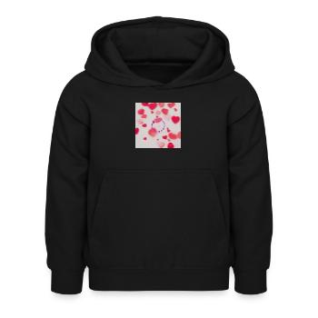 Fierté 2024 - Sweat à capuche Enfant - noir - Devant - AI Model Kid Female (0cm)