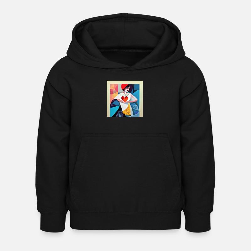 Vortäuschend - Kinder Hoodie - Schwarz
