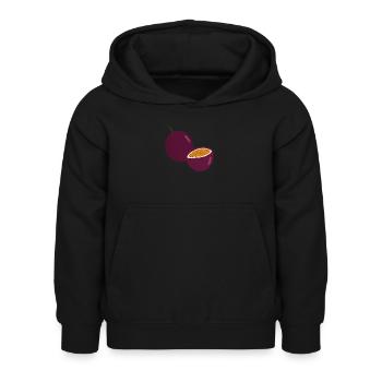 Passion Fruit - Sweat à capuche Enfant - noir - Devant - AI Model Kid Female (0cm)