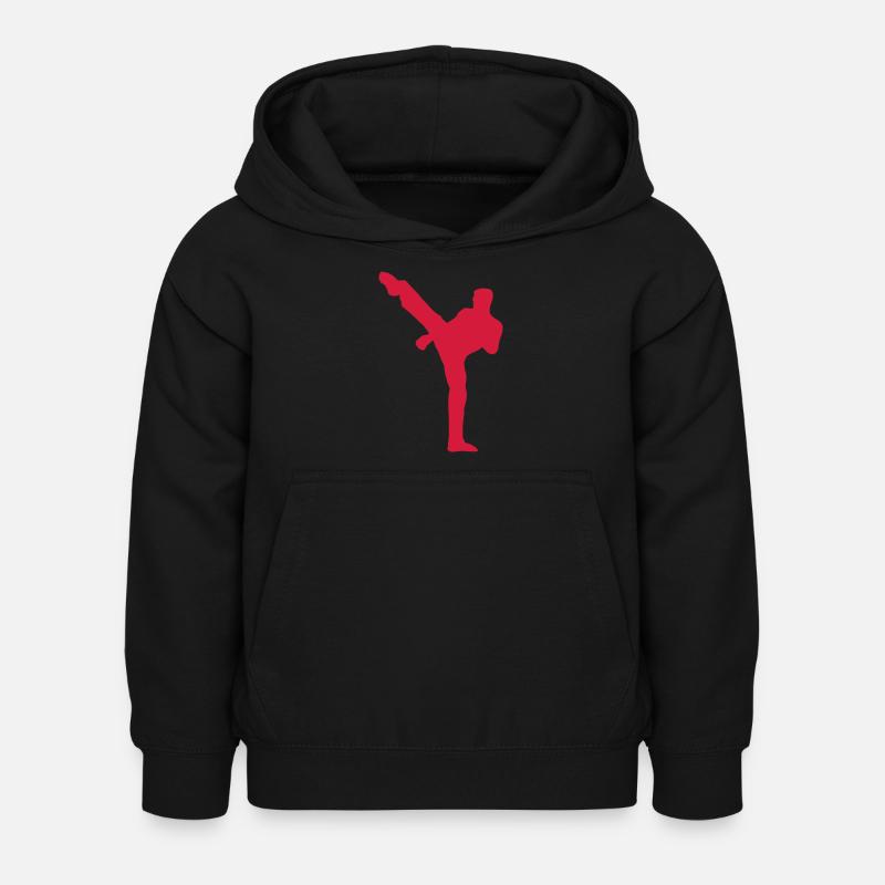 franzoesisch boxen savate 75 - Sweat à capuche Enfant - noir