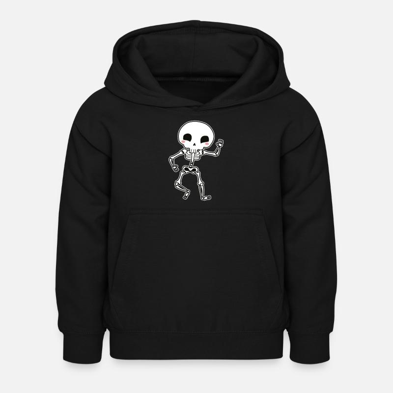 Squelette - Sweat à capuche Enfant - noir