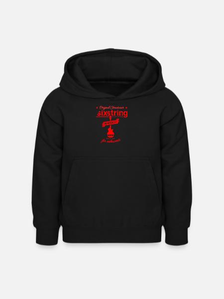 Sixstring Streetwear - Kinder Hoodie - Schwarz