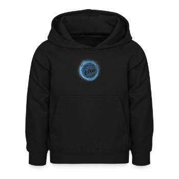 Team Leben - positives Denken - Affirmationen - Kinder Hoodie - Schwarz - Vorne - AI Model Kid Female (0cm)