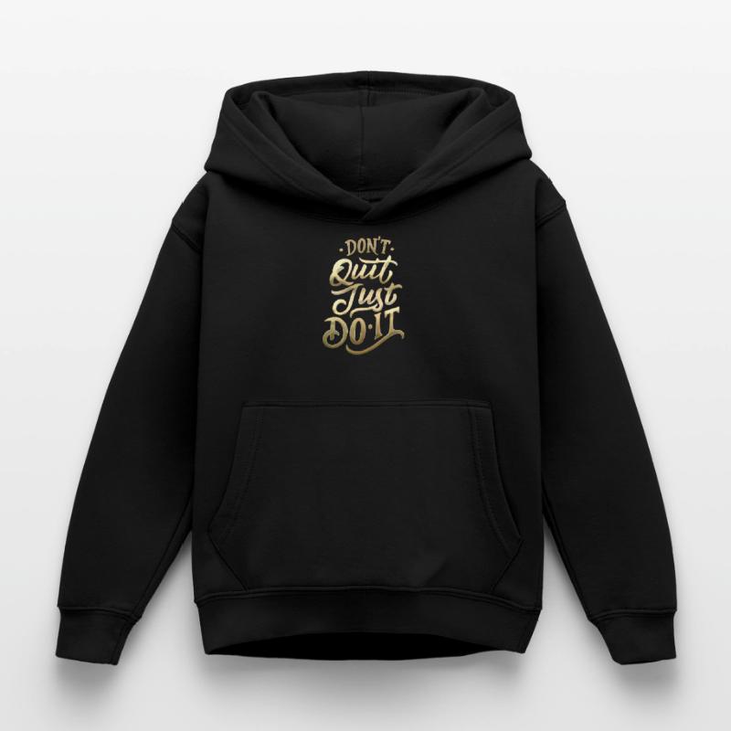 Ne quittez pas Gradient Script Sweat à capuche Enfant