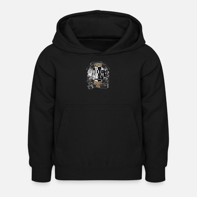 Schach - Kinder Hoodie - Schwarz