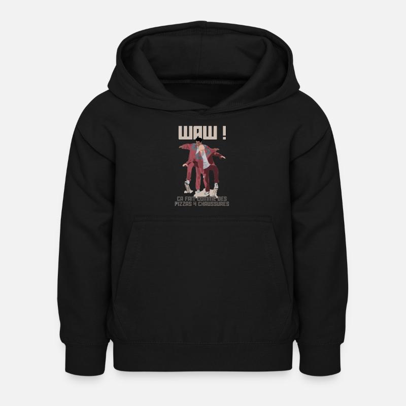 4 FROMAGES - Sweat à capuche Enfant - noir
