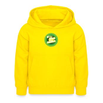 You Matter Green Mental Health - Kids Hoodie - yellow - Front - AI Model Kid Female (0cm)