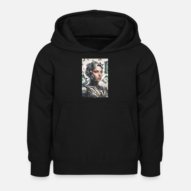 Artificial intelligence, the winning combination - Kids Hoodie - black