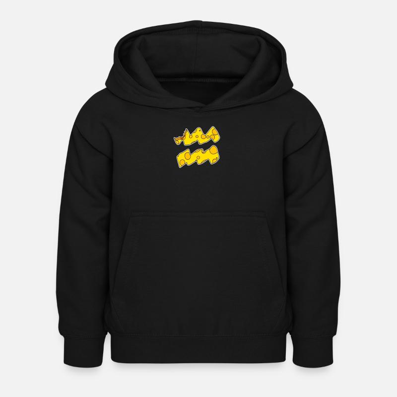 Signe du zodiaque Symbole du Verseau - Sweat à capuche Enfant - noir