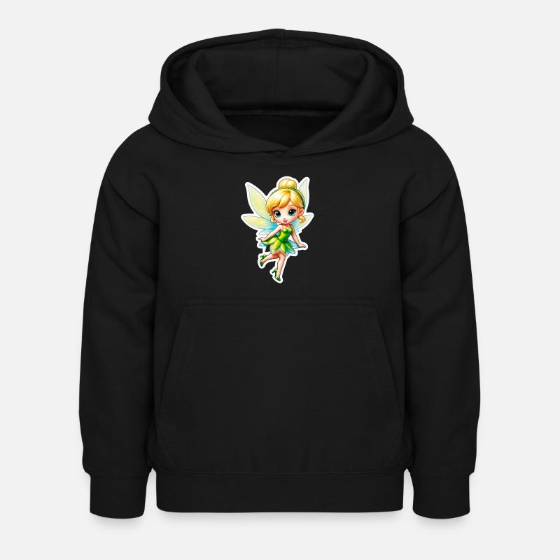 Petite Fée 10 - Sweat à capuche Enfant - noir