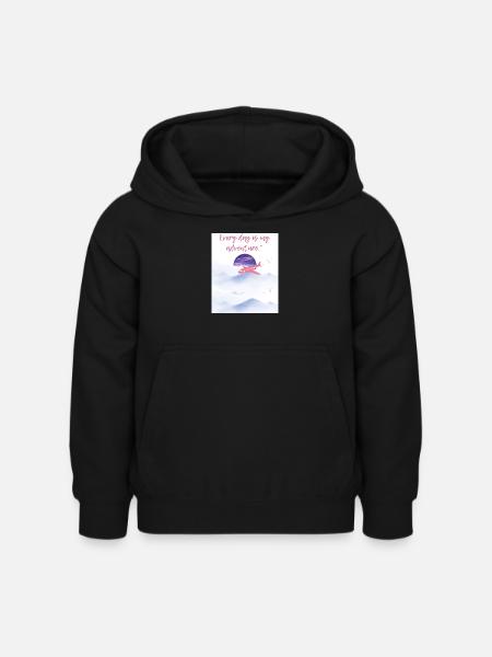 Aventure - Sweat à capuche Enfant - noir