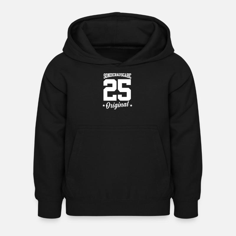 25 Anniversaire - Sweat à capuche Enfant - noir