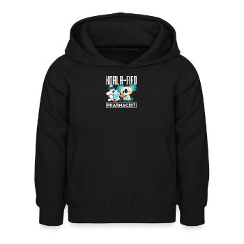 Koala-apotheker Pharmazietechniker - Kinder Hoodie - Schwarz - Vorne - AI Model Kid Female (0cm)
