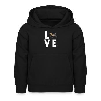 Lizards Lizard - Kids Hoodie - black - Front - AI Model Kid Female (0cm)