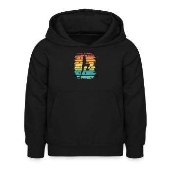Boulderer Boulder Bouldern - Kinder Hoodie - Schwarz - Vorne - AI Model Kid Female (0cm)
