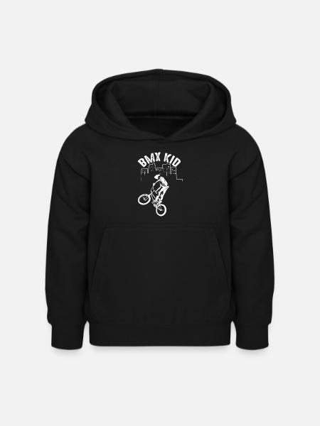 BMX Kid Gift Child - Kids Hoodie - black