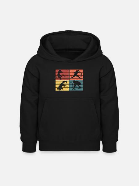 Stunt Scooter - Kinder Hoodie - Schwarz