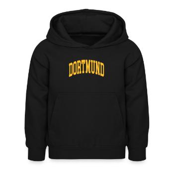 Dortmund - Kinder Hoodie - Schwarz - Vorne - AI Model Kid Female (0cm)
