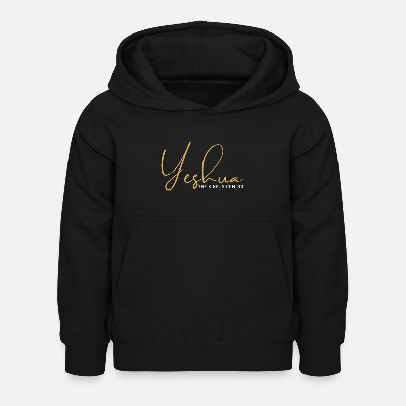 Yeshoua le roi vient – Christian - Sweat à capuche Enfant - noir