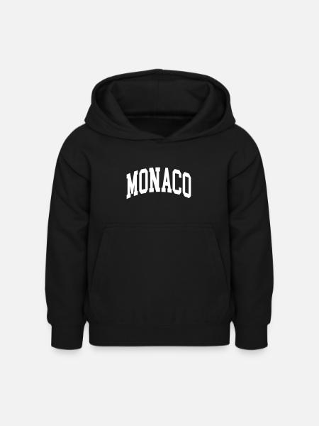 Monaco - Kinder Hoodie - Schwarz
