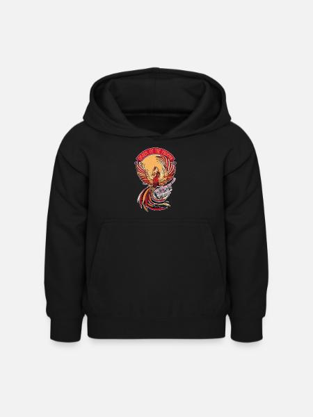 Harry Potter Phönix Fawkes - Kinder Hoodie - Schwarz