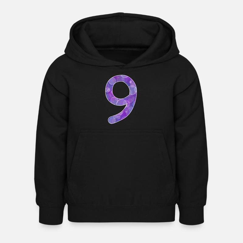 Neuf anniversaires 9 - Sweat à capuche Enfant - noir