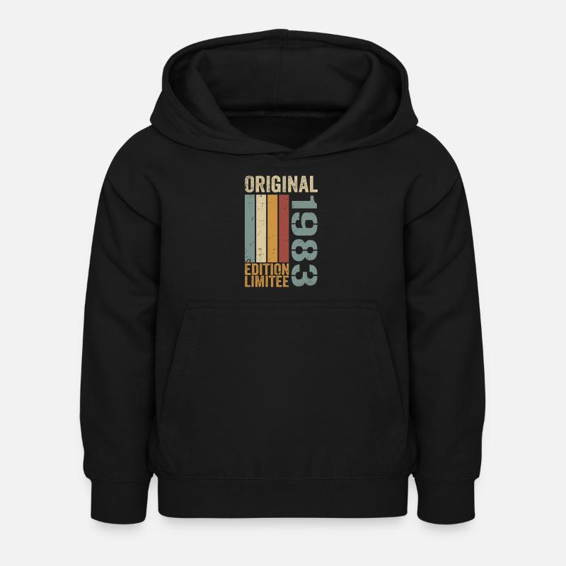 1983 | Édition Limitée cadeau d'anniversaire 1983 - Sweat à capuche Enfant - noir