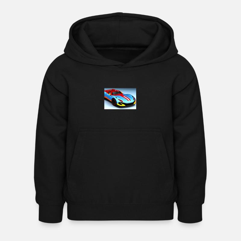 Voiture - Sweat à capuche Enfant - noir
