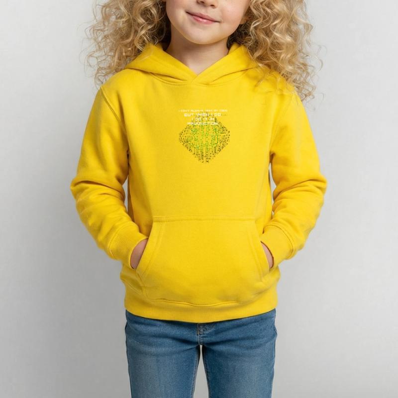 test code nerd joke proverbe pc programmeur geek i Sweat à capuche Enfant