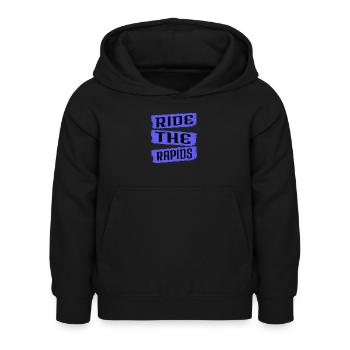 present birthday present present idea - Kids Hoodie - black - Front - AI Model Kid Female (0cm)