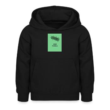 Fußball Leidenschaft Motiv - Kinder Hoodie - Schwarz - Vorne - AI Model Kid Female (0cm)