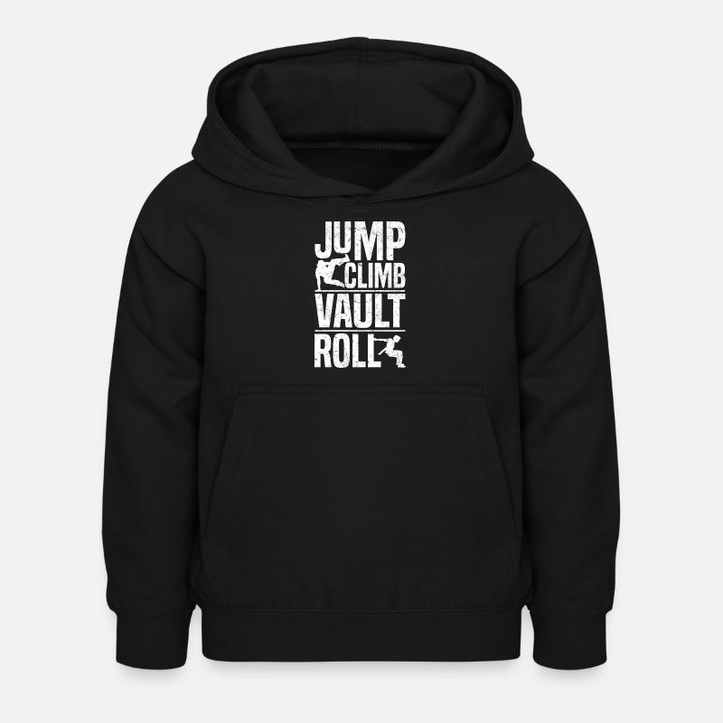 Parkour - Sweat à capuche Enfant - noir