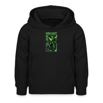 Spielkonsole MegaBot XB-360 – Anime Shirt - Kinder Hoodie - Schwarz - Vorne - AI Model Kid Female (0cm)