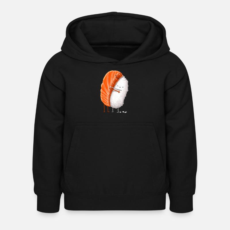 Sushi Hug - Sweat à capuche Enfant - noir
